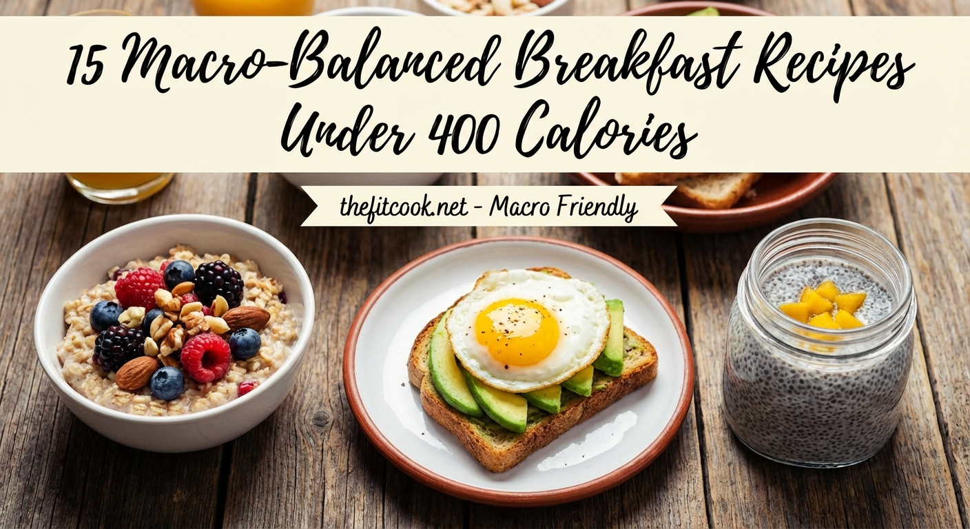 15 Macro-Balanced Breakfast Recipes Under 400 Calories — 1