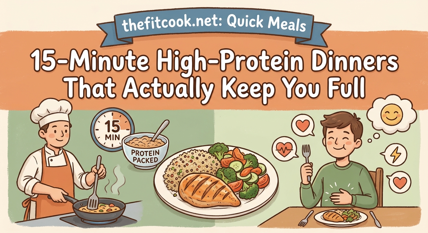 15-Minute High-Protein Dinners That Actually Keep You Full — 1