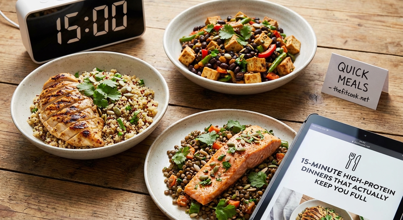 15-Minute High-Protein Dinners That Actually Keep You Full — 2