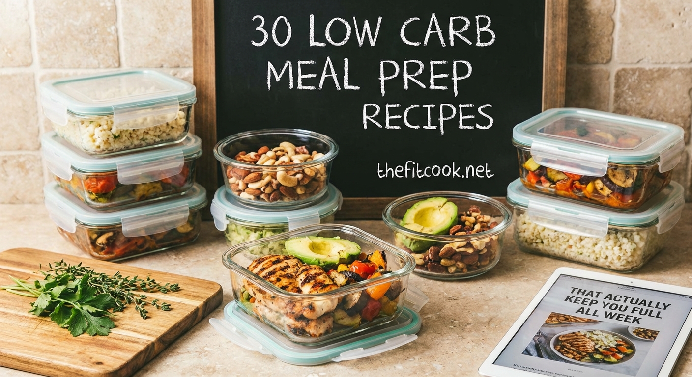30 Low Carb Meal Prep Recipes That Actually Keep You Full All Week — 1