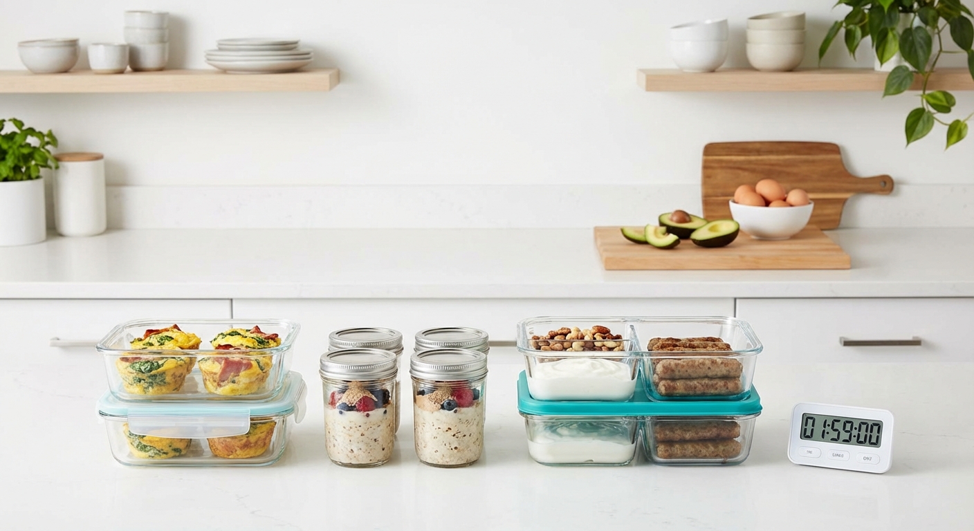 How to Meal Prep 20 High-Protein Breakfasts in Under 2 Hours