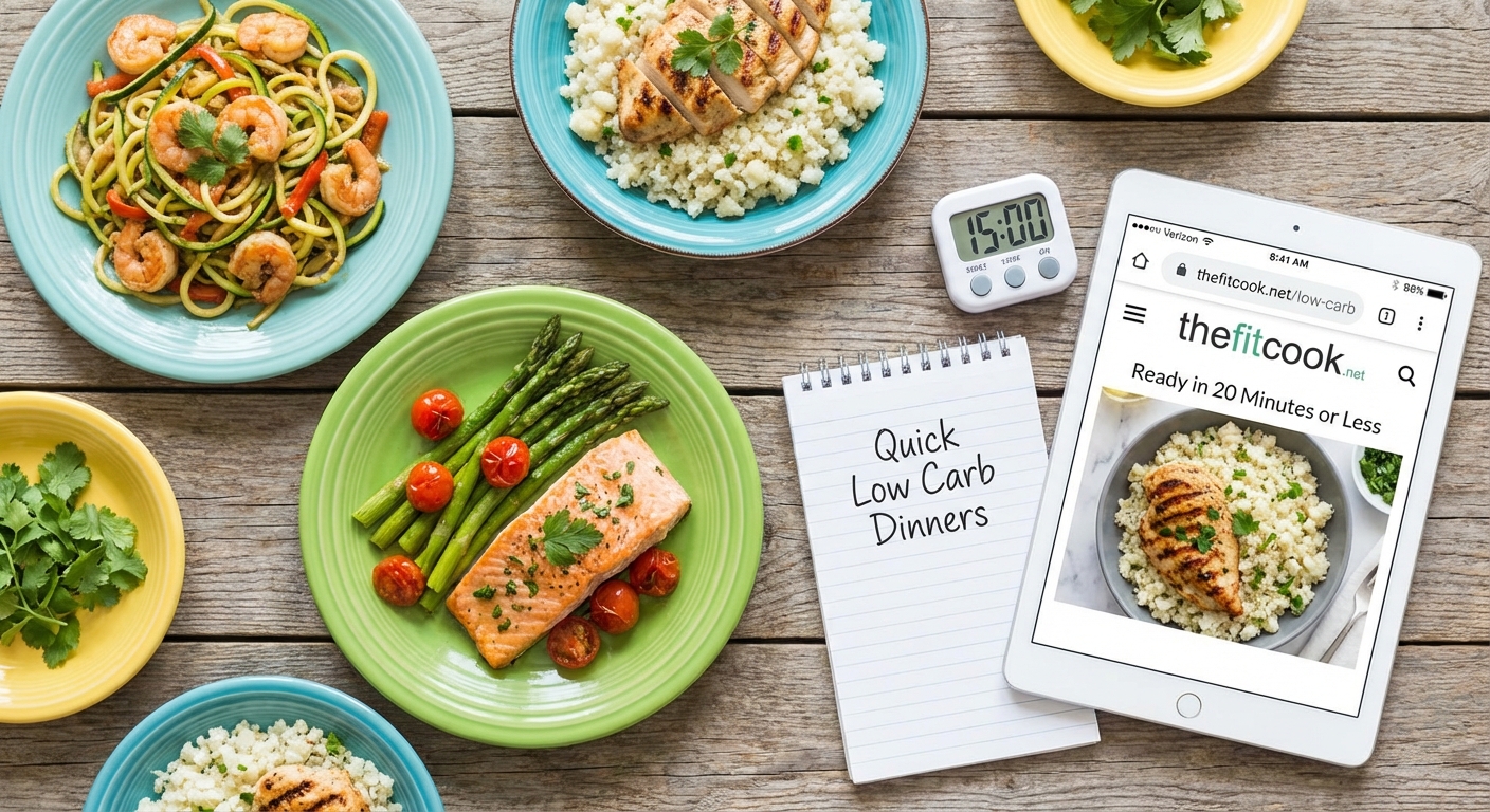 Quick Low Carb Dinners Ready in 20 Minutes or Less - Illustration 2