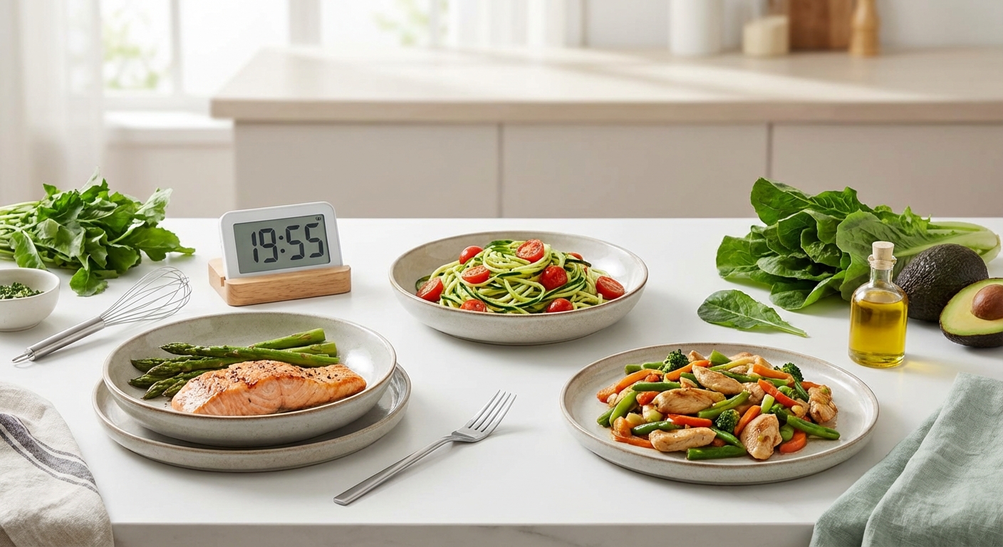 Quick Low Carb Dinners Ready in 20 Minutes or Less