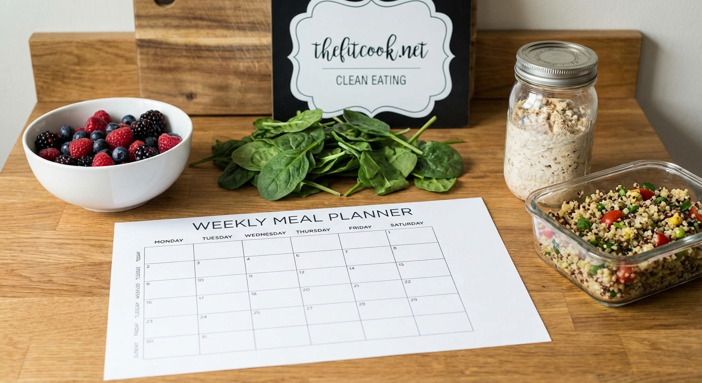 7-Day Clean Eating Challenge for Beginners with Simple Whole Food Recipes - Illustration 1