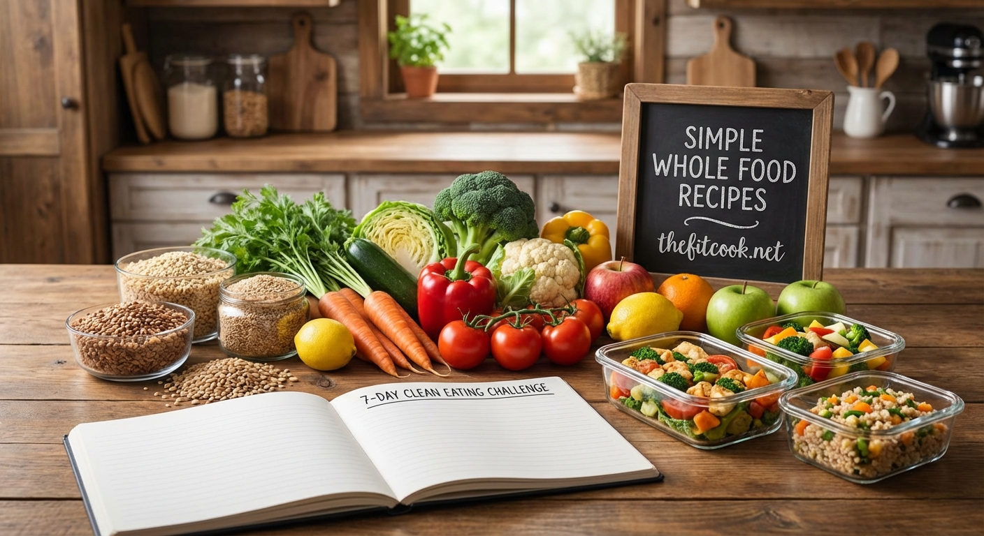 7-Day Clean Eating Challenge for Beginners with Simple Whole Food Recipes - Illustration 2