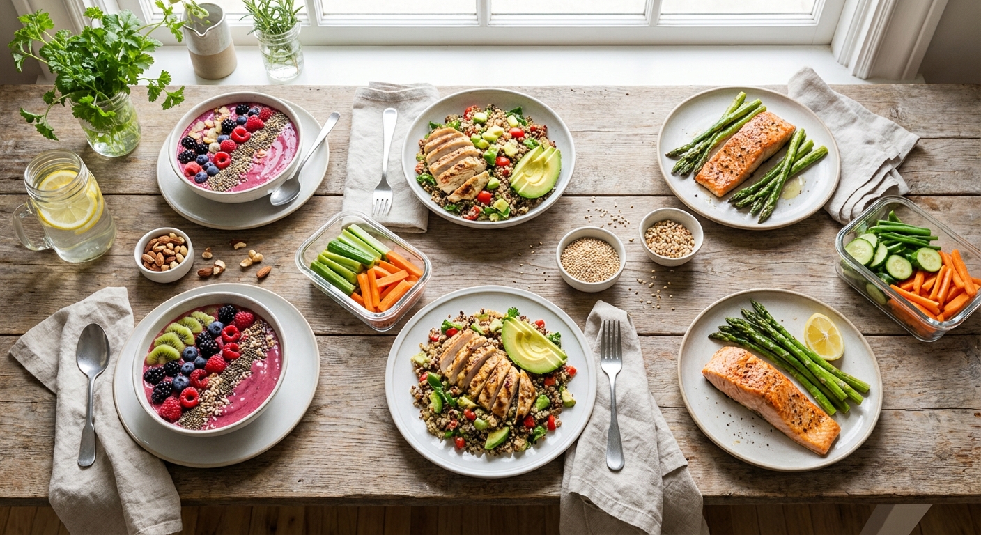 7-Day Clean Eating Challenge for Beginners with Simple Whole Food Recipes