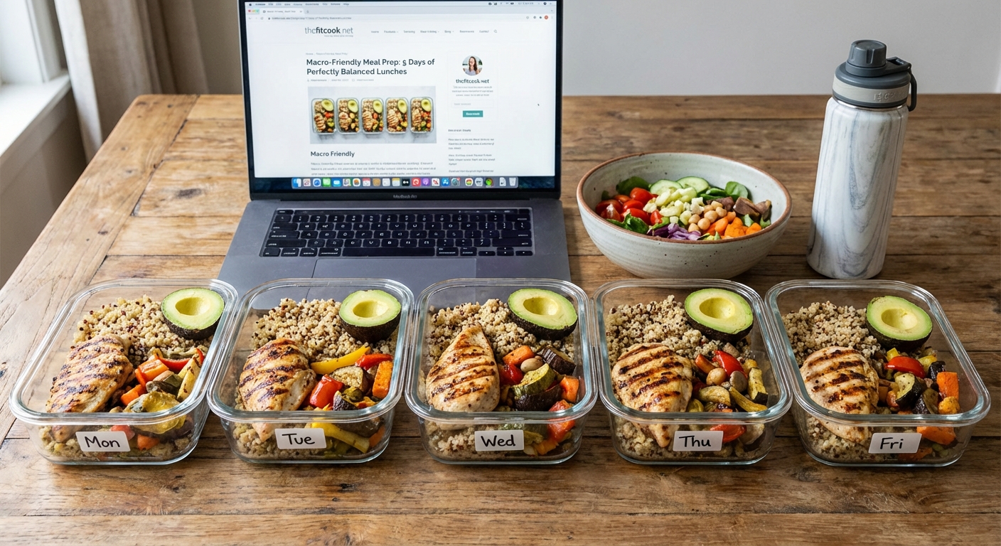 Macro-Friendly Meal Prep: 5 Days of Perfectly Balanced Lunches - Illustration 2