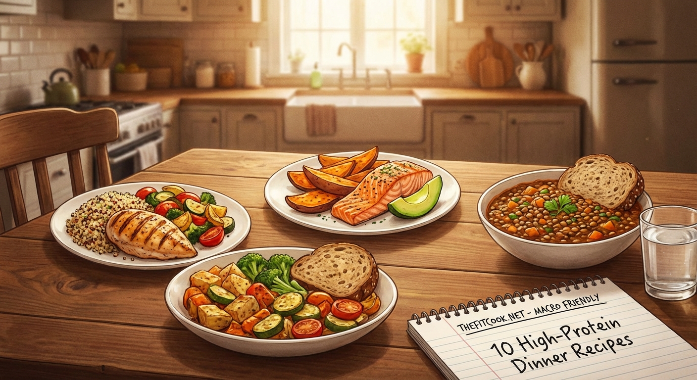 10 High-Protein Dinner Recipes That Balance All Three Macros - Illustration 1