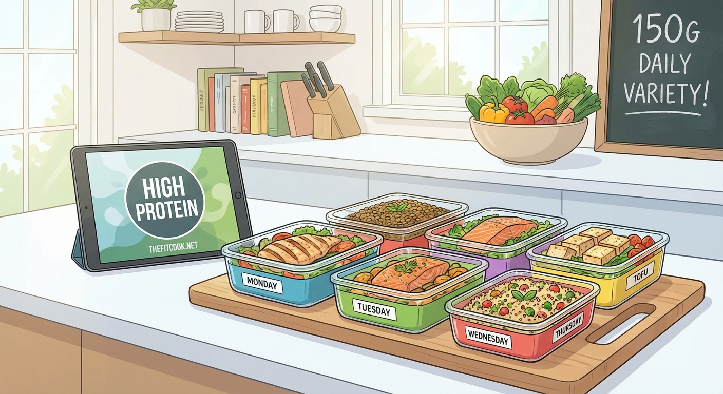 How to Meal Prep 150g Protein Daily Without Getting Bored — 2