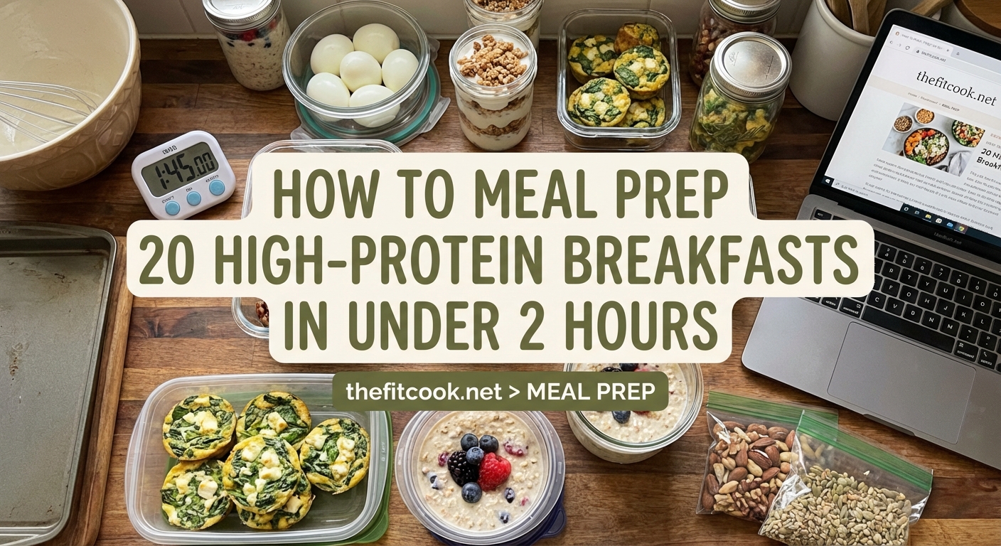How to Meal Prep 20 High-Protein Breakfasts in Under 2 Hours — 1