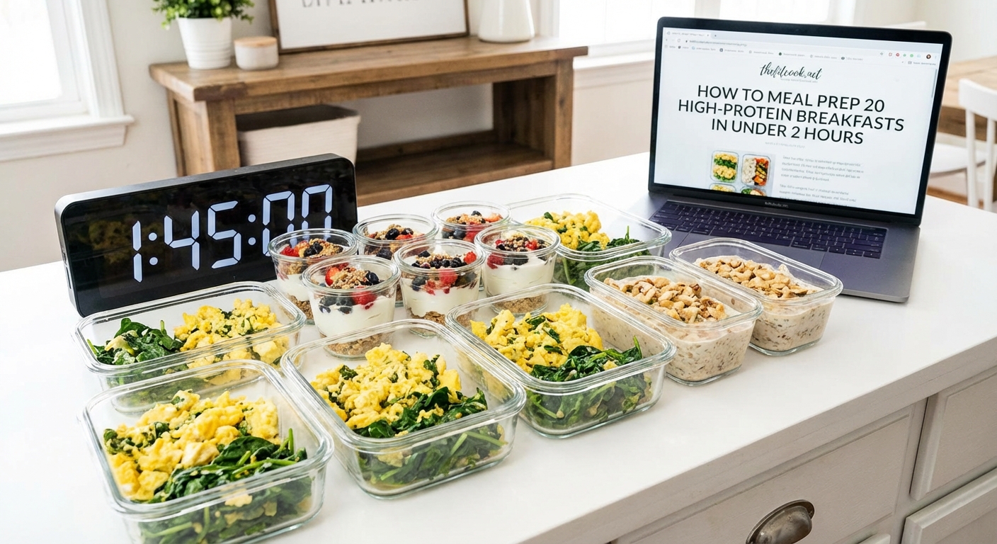 How to Meal Prep 20 High-Protein Breakfasts in Under 2 Hours — 2