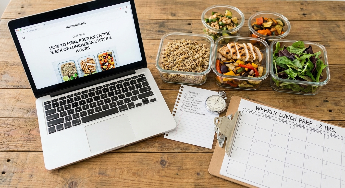 How to Meal Prep an Entire Week of Lunches in Under 2 Hours — 1