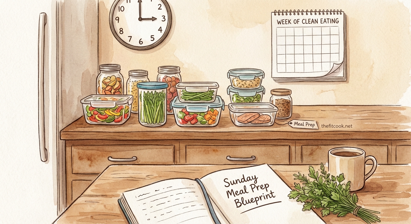 Sunday Meal Prep Blueprint: 3 Hours to a Week of Clean Eating Success — 1