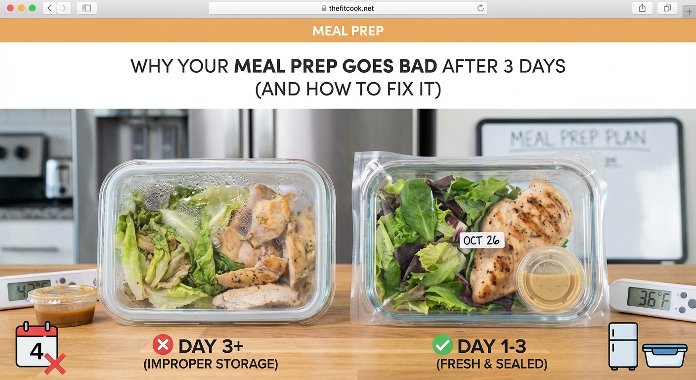 Why Your Meal Prep Goes Bad After 3 Days (And How to Fix It) — 2