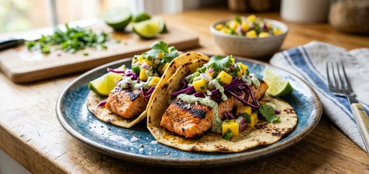 Quick and Nutritious Salmon Tacos for Busy Weeknights